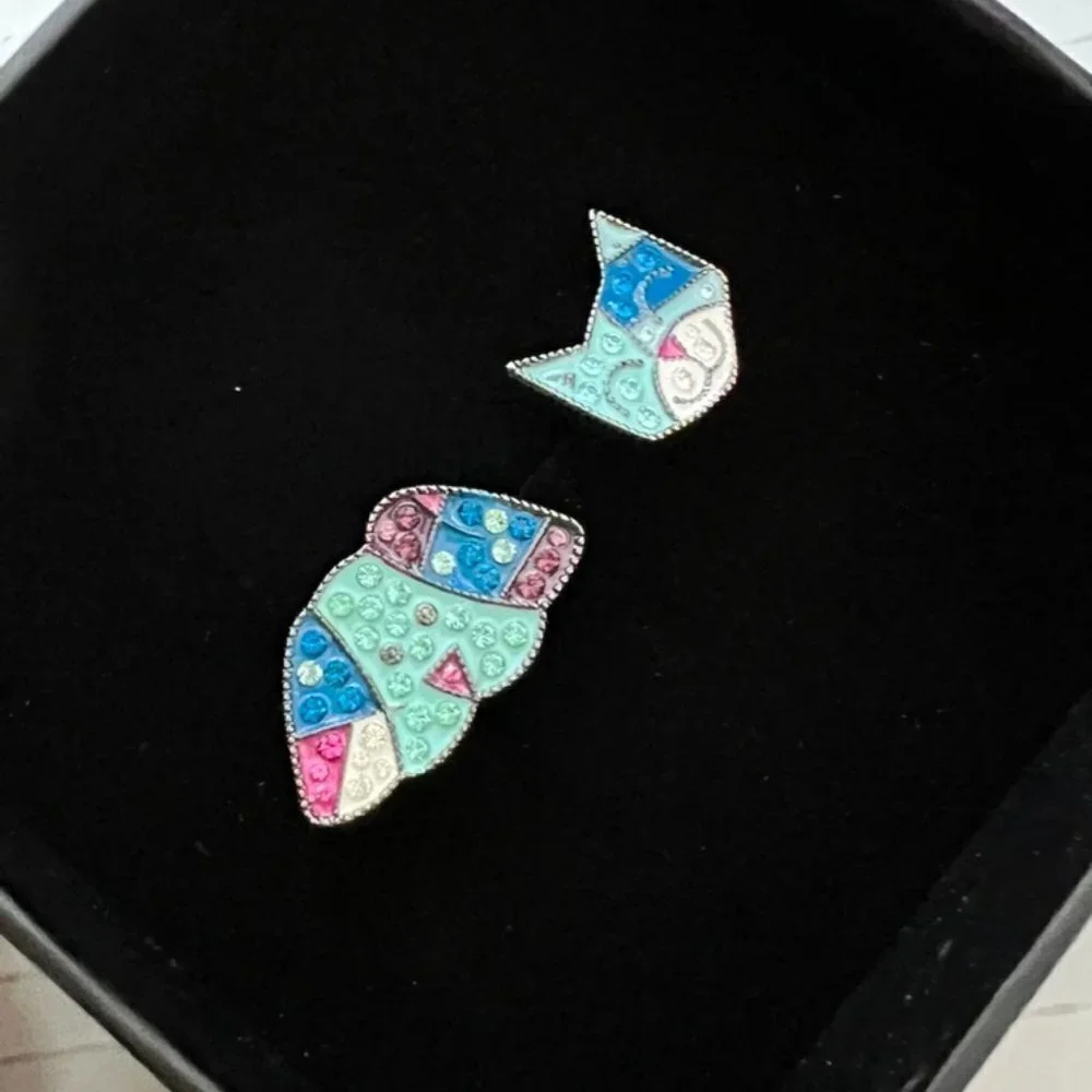 Romero Britto DOG & CAT CUFFLINK